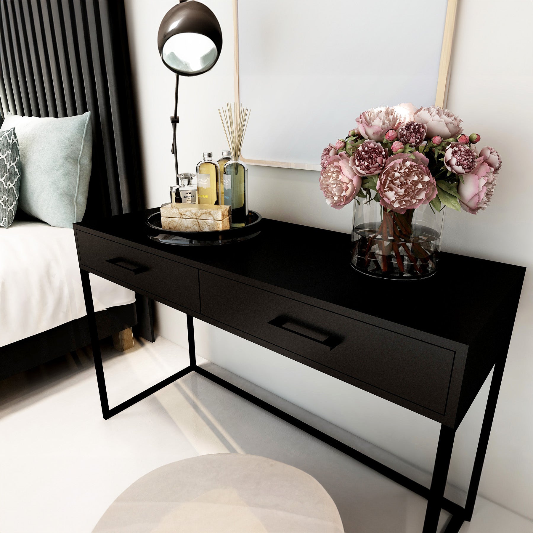 Naledi Black Desk