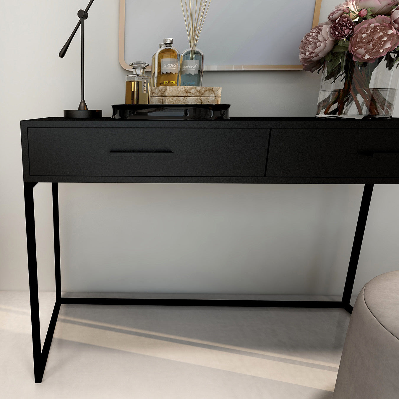 Naledi Black Desk