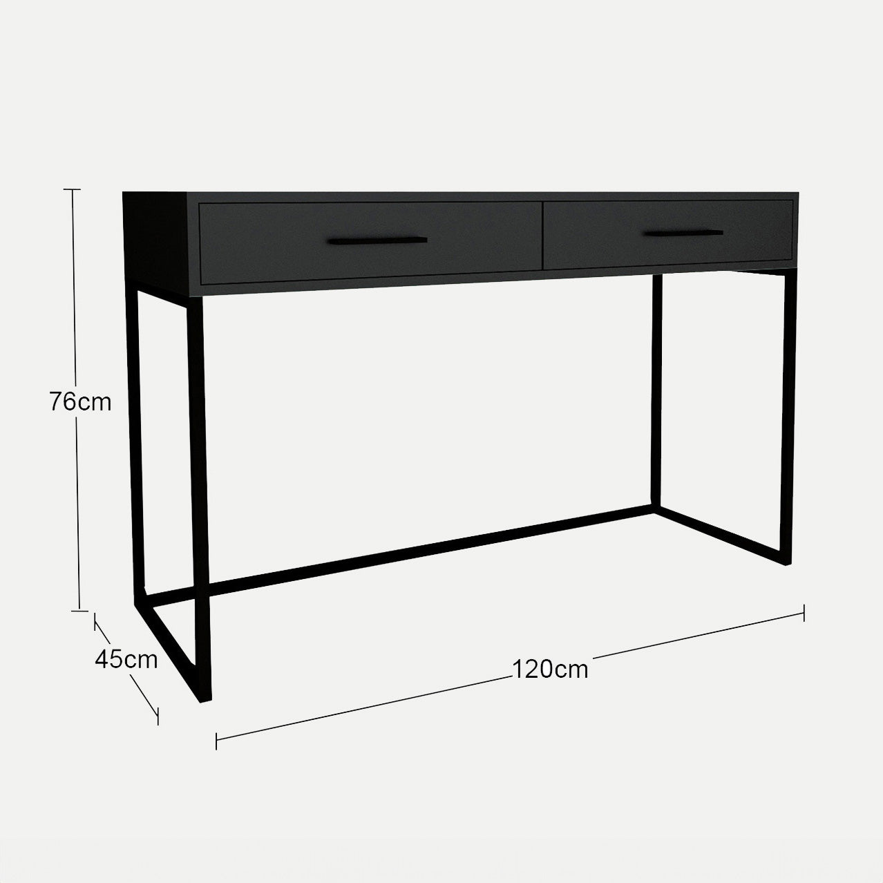 Naledi Black Desk