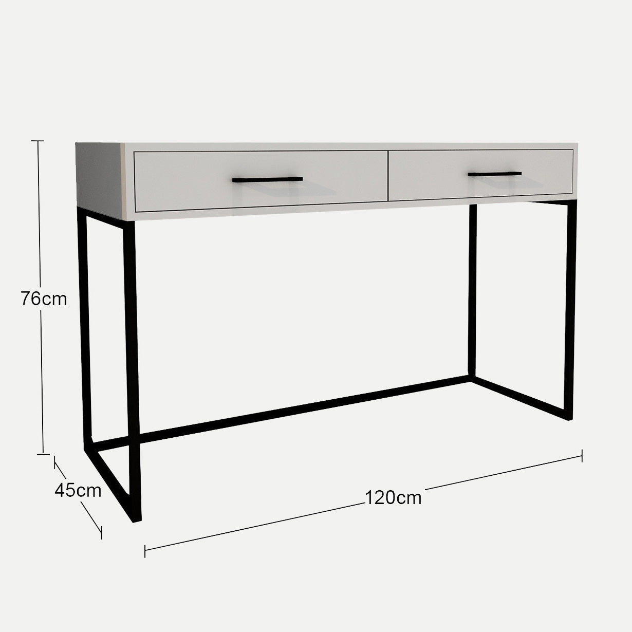 Naledi Light Grey Desk