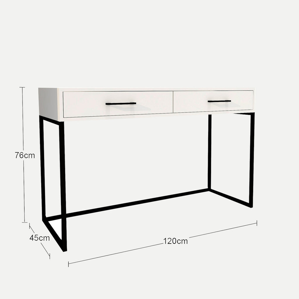 Naledi White Desk