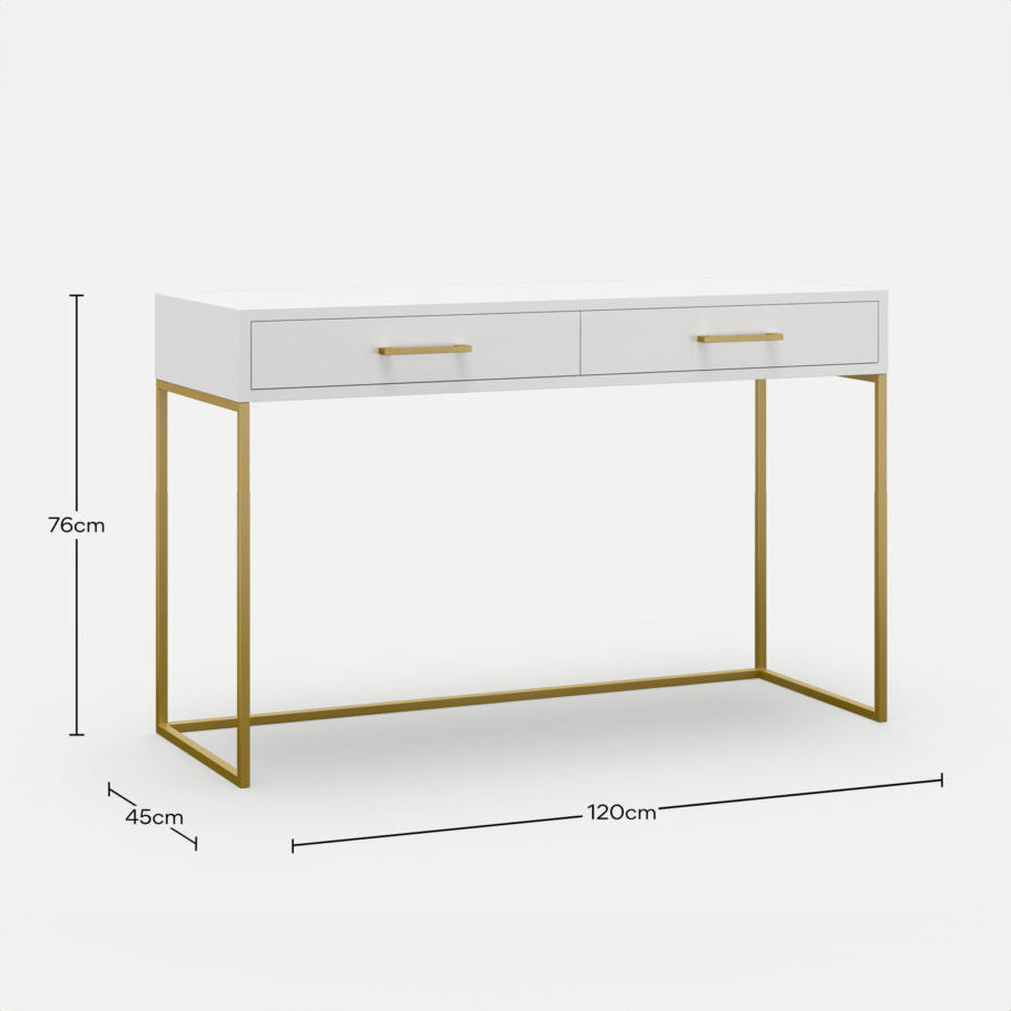 Naledi White Desk