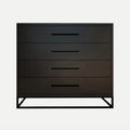 Naledi Black 4 Drawer Dresser