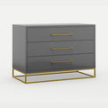 Naledi Dark Grey 3 Drawer Dresser