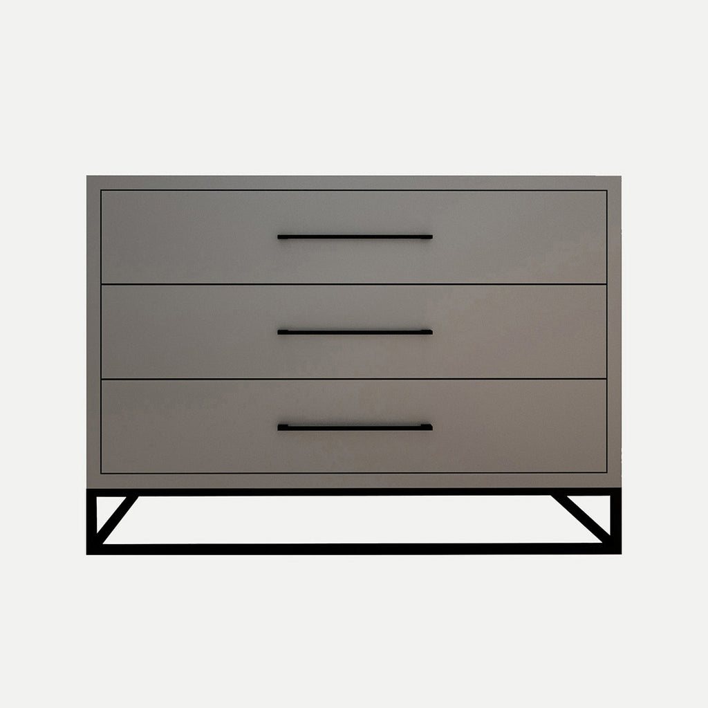 Naledi Dark Grey 3 Drawer Dresser