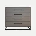 Naledi Dark Grey 4 Drawer Dresser