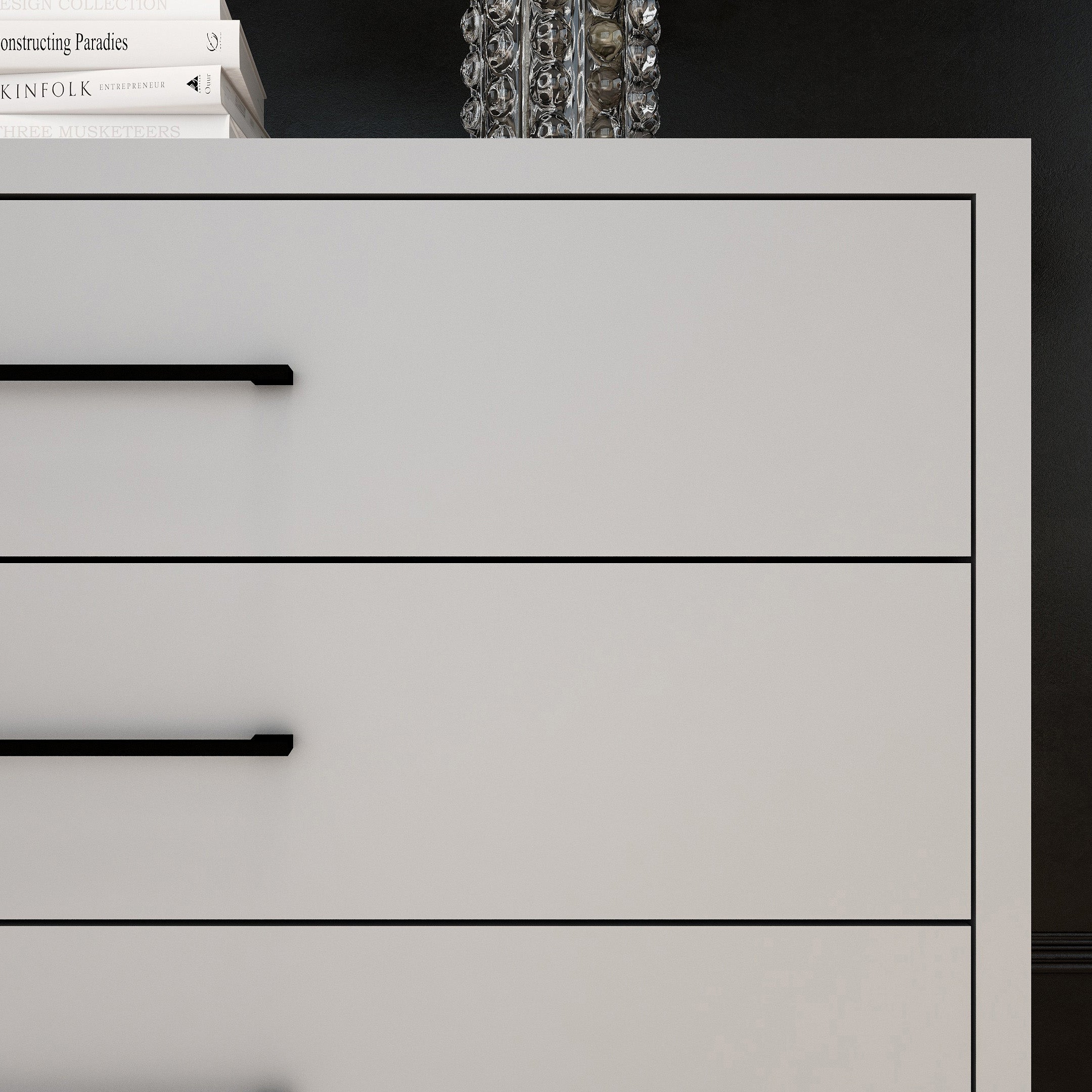 Naledi Light Grey 3 Drawer Dresser
