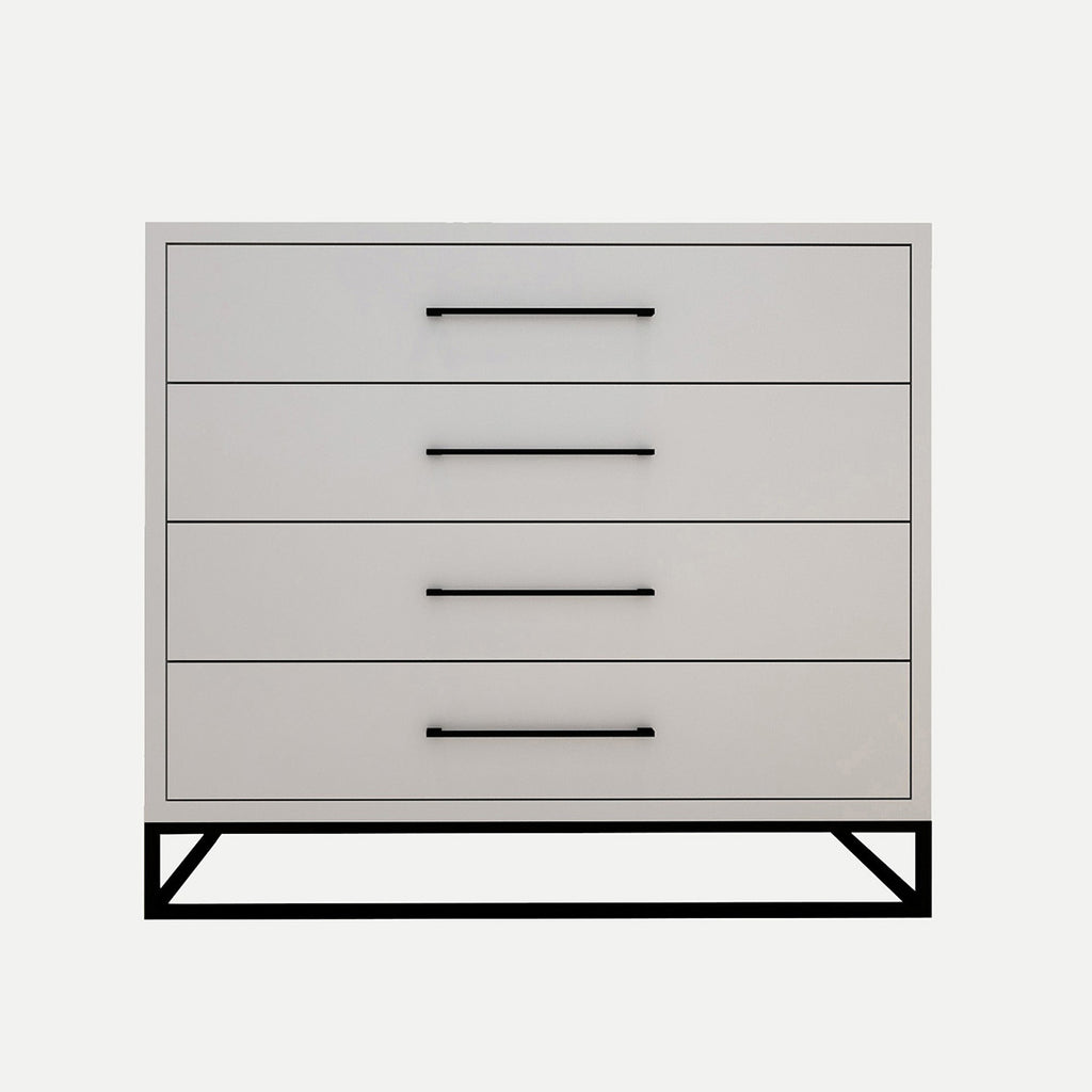 Naledi Light Grey 4 Drawer Dresser