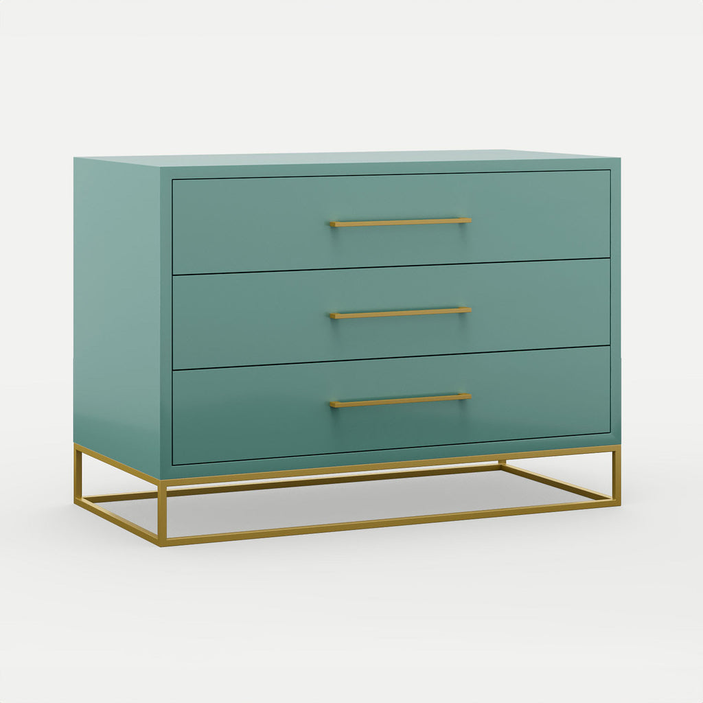 Naledi Turquoise 3 Drawer Dresser