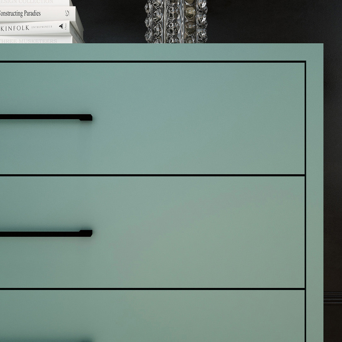Naledi Turquoise 3 Drawer Dresser