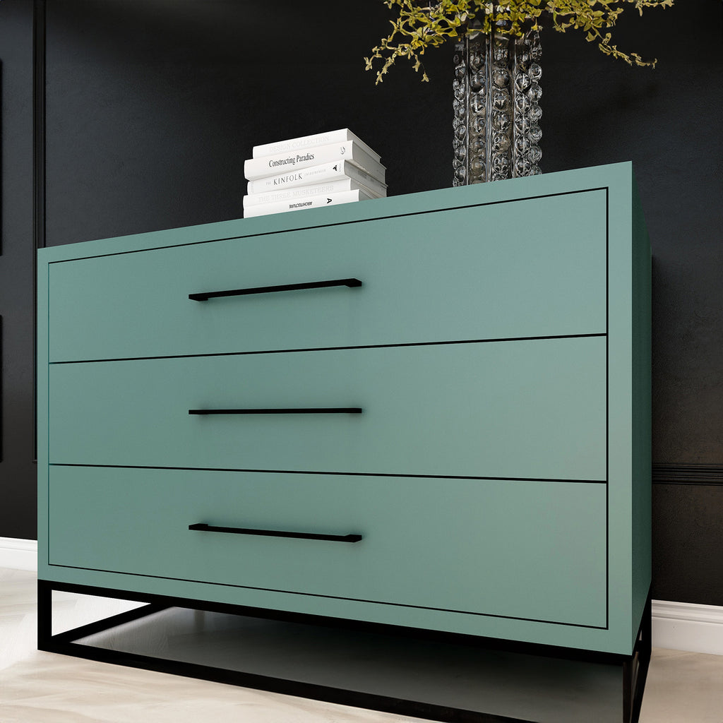 Naledi Turquoise 3 Drawer Dresser
