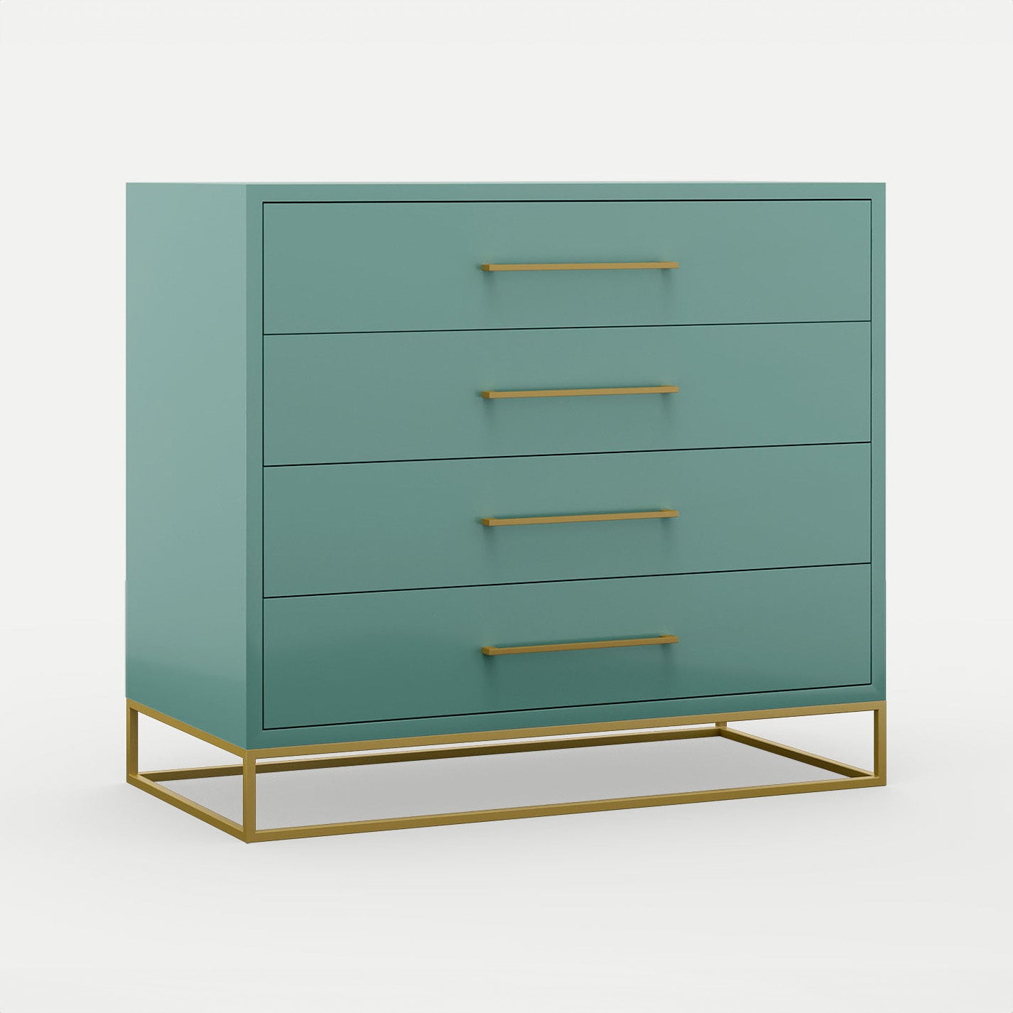 Naledi Turquoise 4 Drawer Dresser