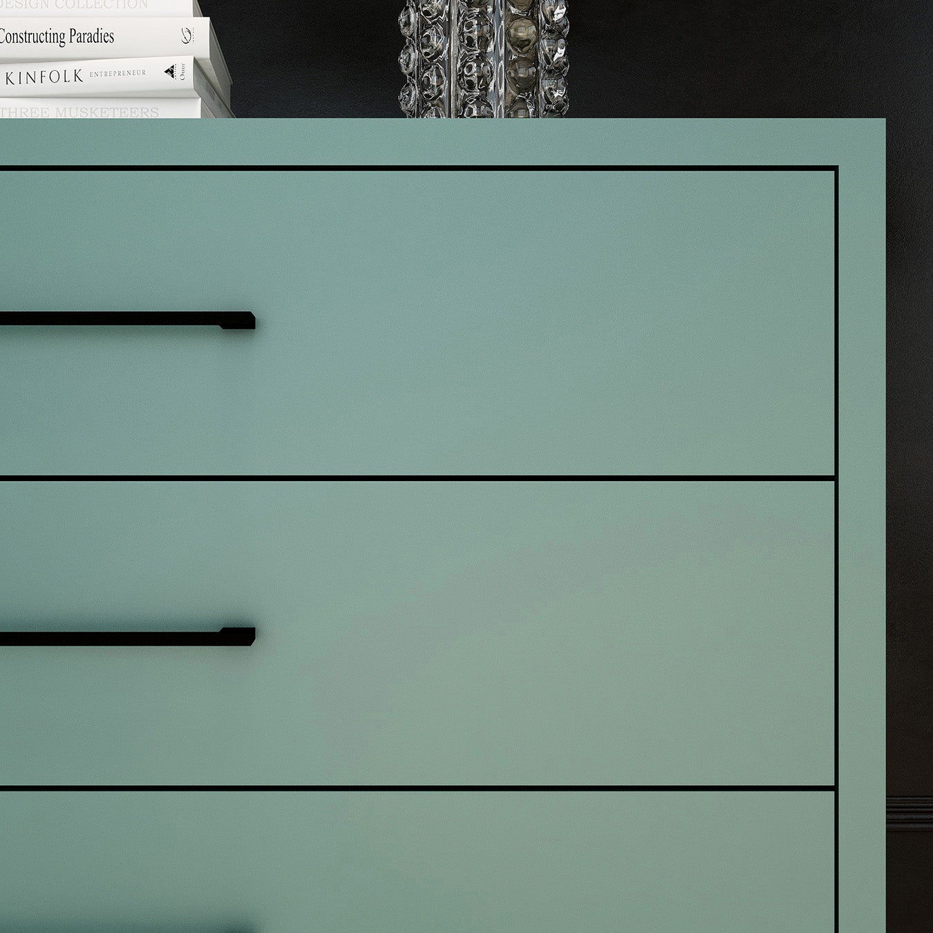 Naledi Turquoise 4 Drawer Dresser