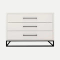 Naledi White 3 Drawer Dresser