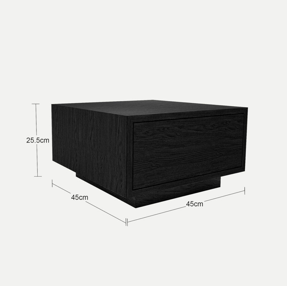 Amahle Black Oak Pedestal