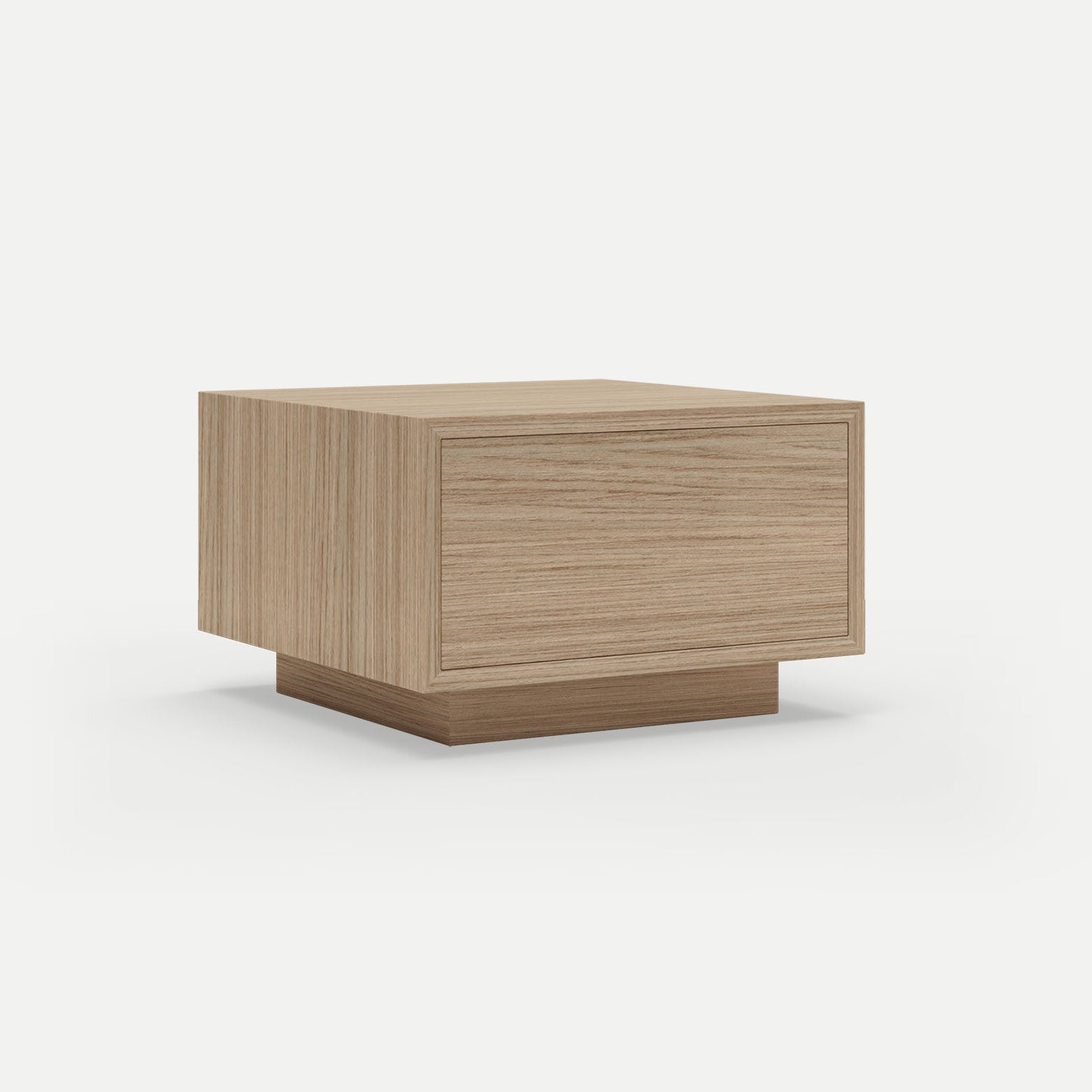 Amahle Clear Oak Pedestal