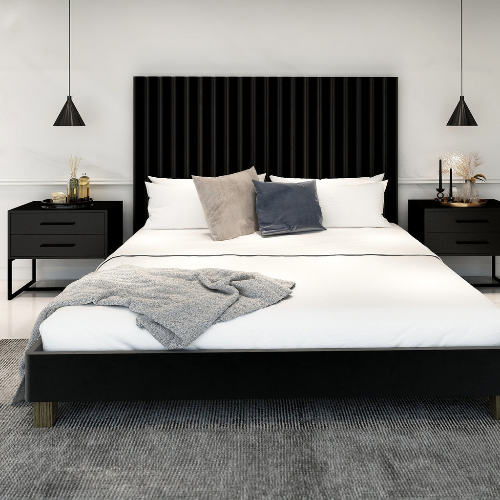 Naledi Black Bedside Pedestal