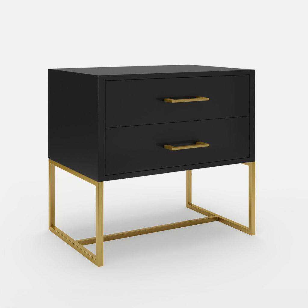 Naledi Black Bedside Pedestal