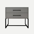 Naledi Dark Grey Bedside Pedestal