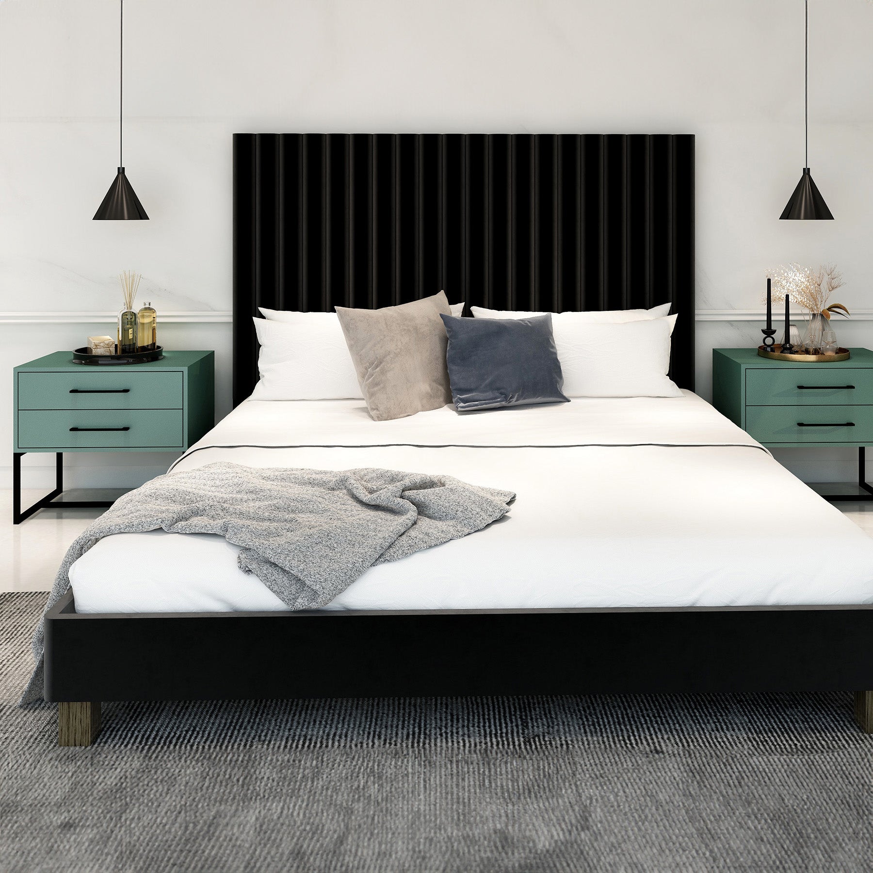 Naledi Turquoise Bedside Pedestal