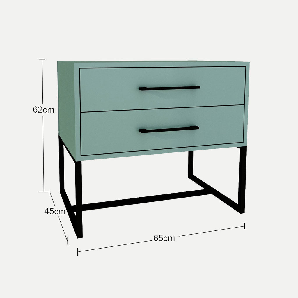 Naledi Turquoise Bedside Pedestal