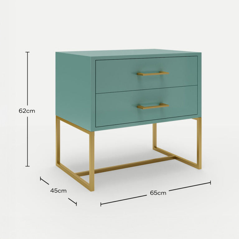 Naledi Turquoise Bedside Pedestal