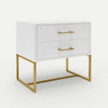 Naledi White Bedside Pedestal